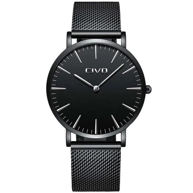 0054C | Quartz Men Watch | Mesh Band