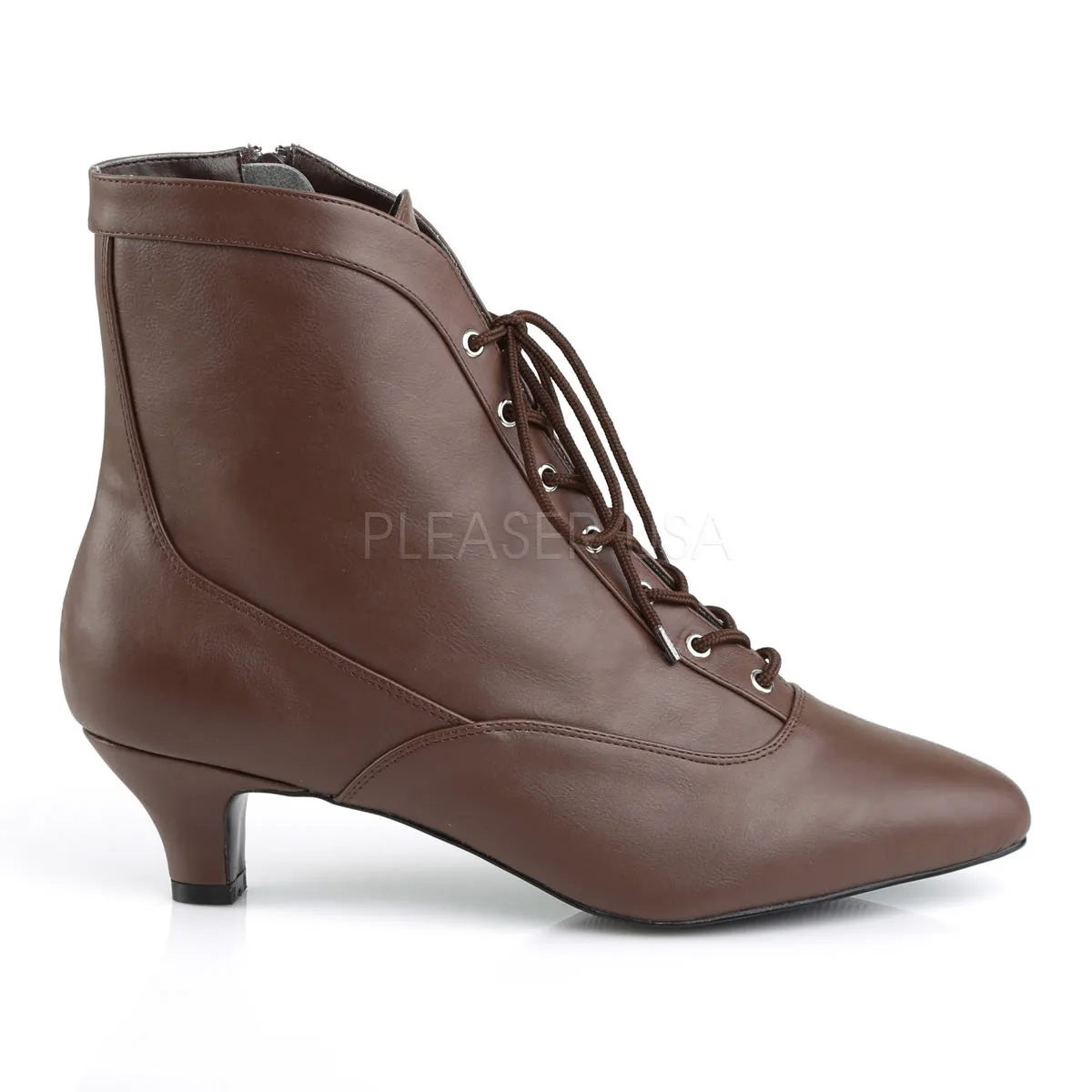 2 Inch Heel FAB-1005 Brown Pu