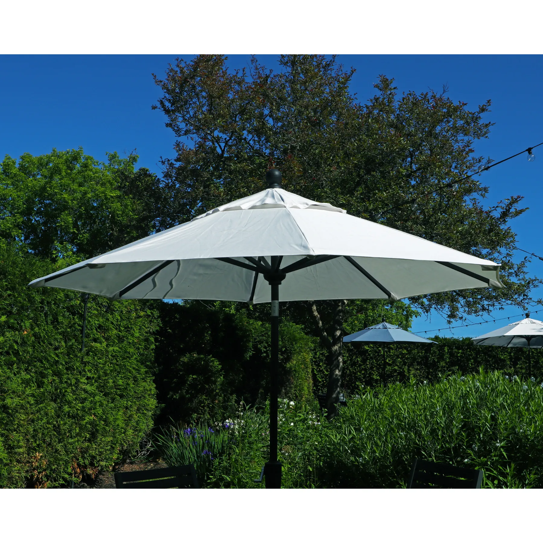 9' Push Button Tilt Market Umbrella