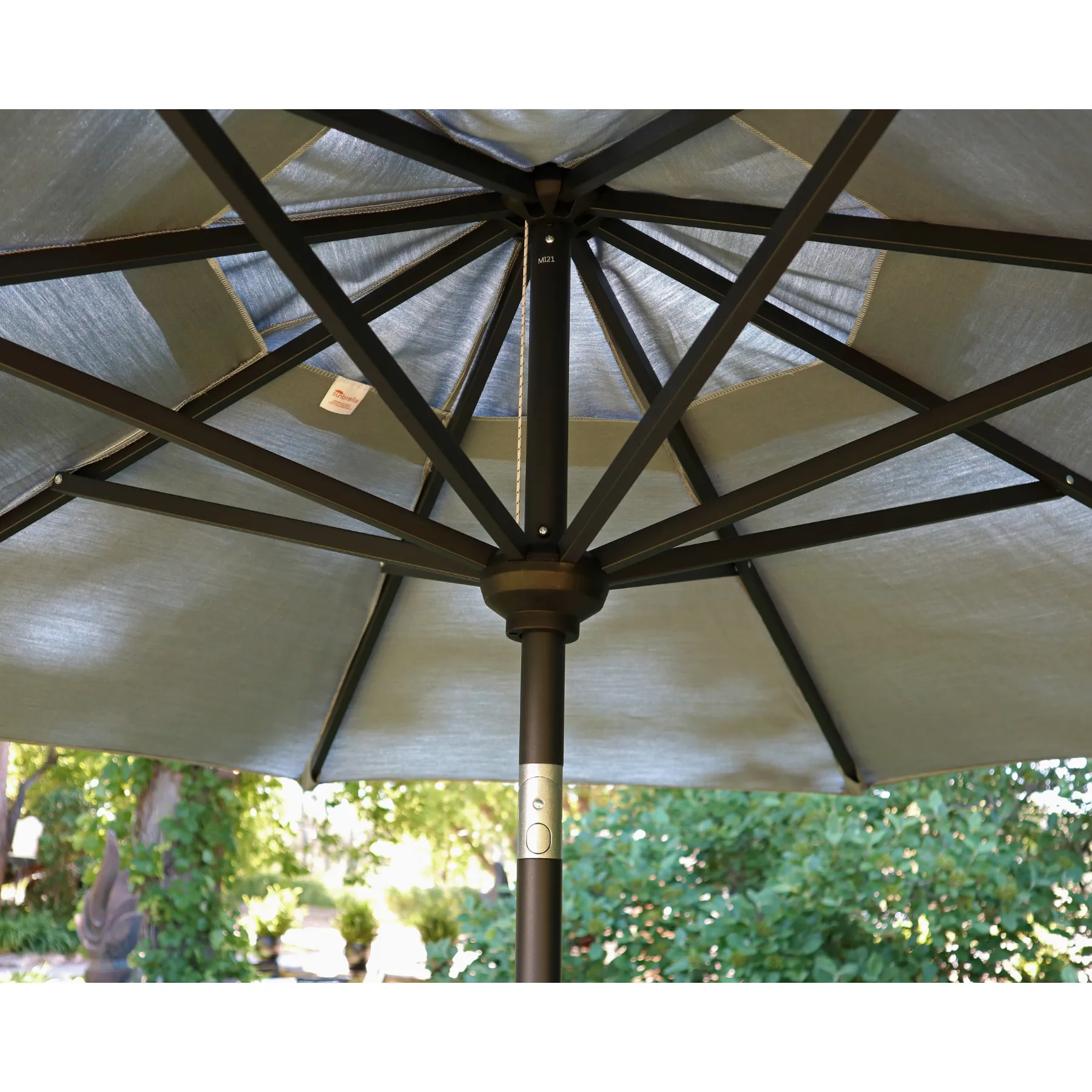 9' Push Button Tilt Market Umbrella