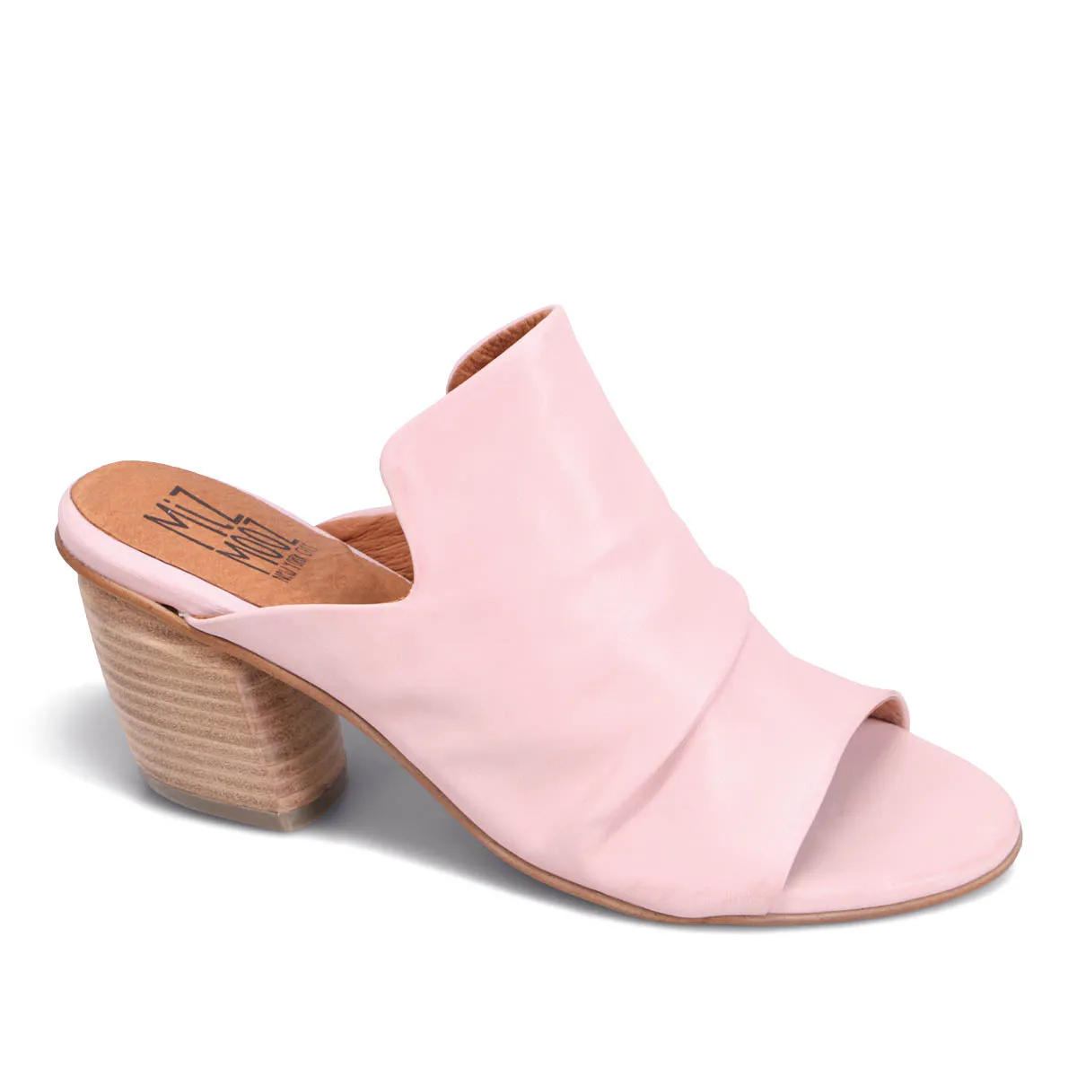 Amber Heeled Slide