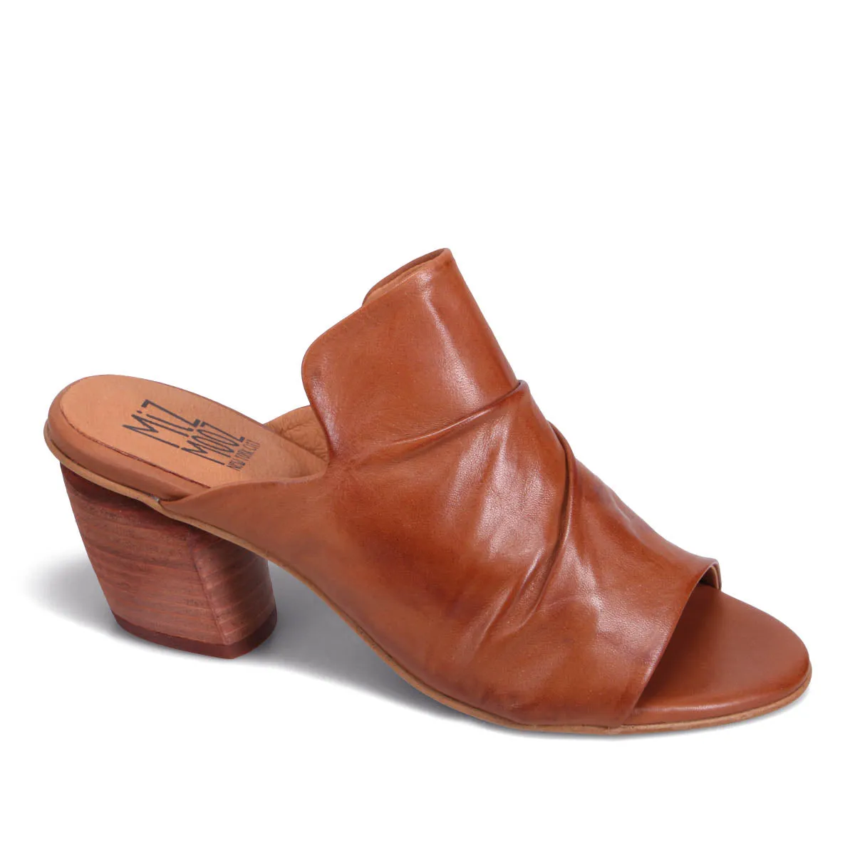 Amber Heeled Slide