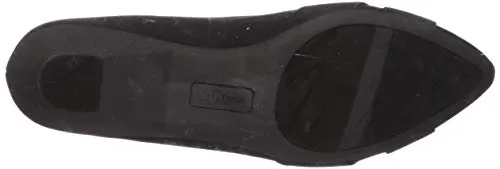 Anne Klein AK Sport Women's Oalise Ballet Flat, Black Fabric, 7.5 M US