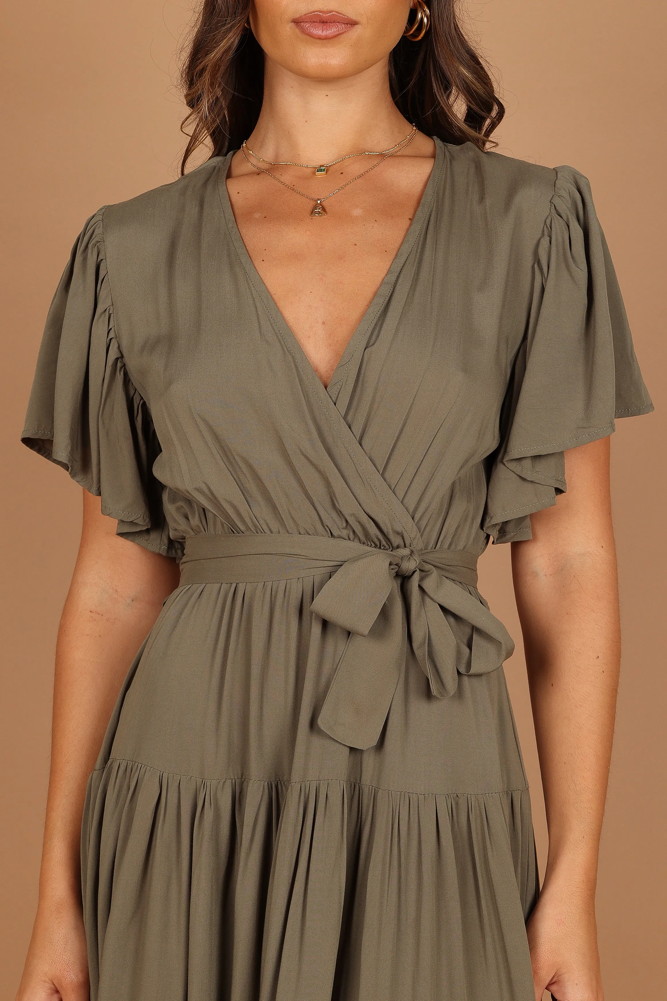 Barker Dress - Olive