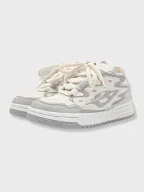 Big Lace Retro Sneakers