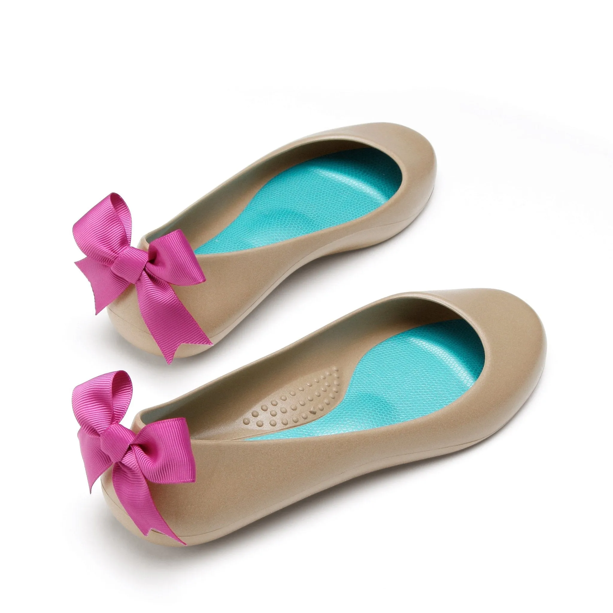 Bow Ballet Flats, Matte Chai Shoe