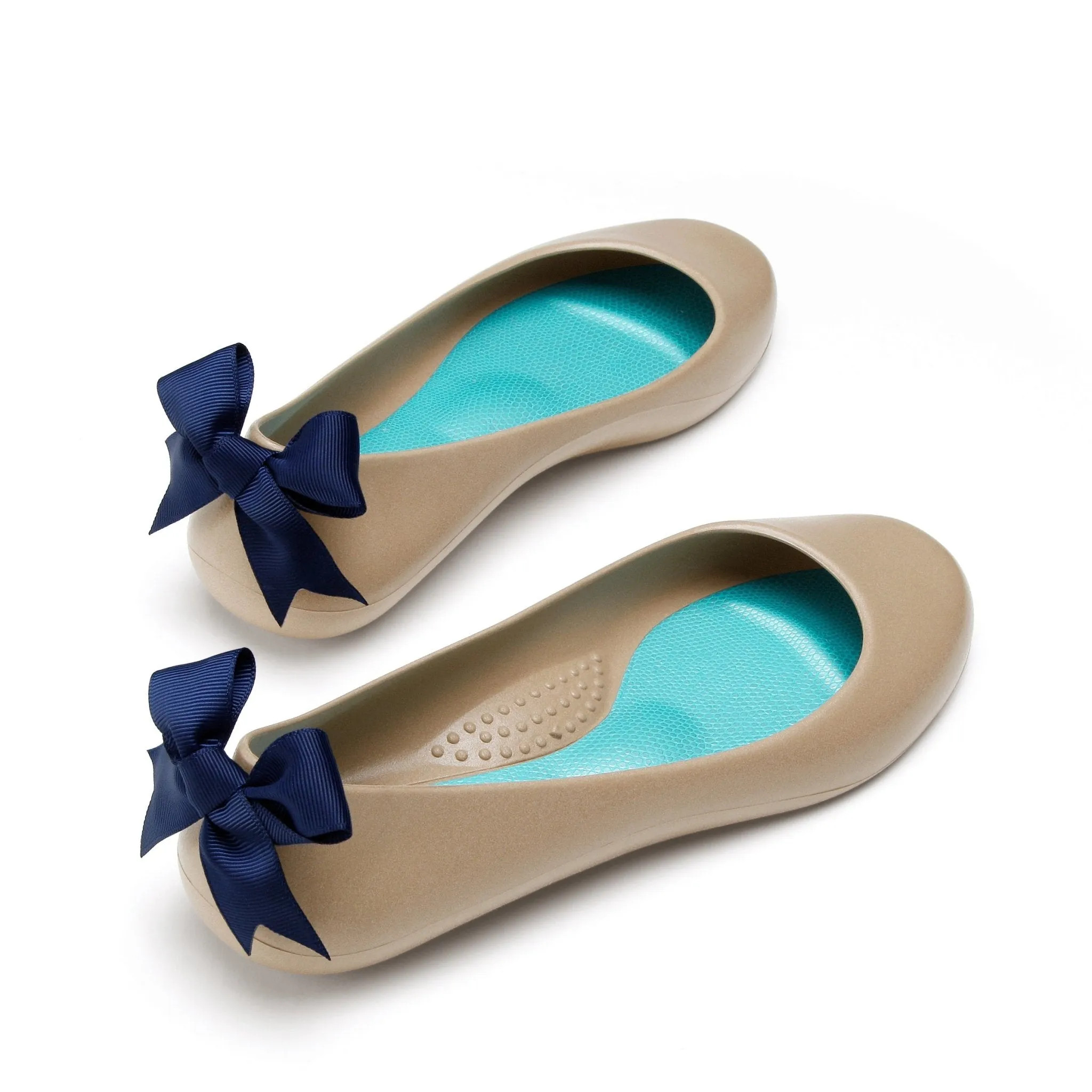 Bow Ballet Flats, Matte Chai Shoe