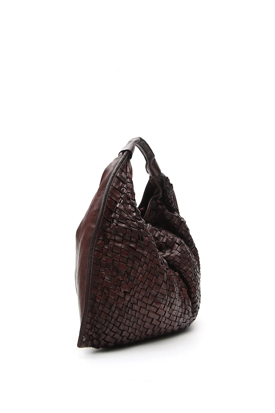 Campomaggi Woven Bag - Chocolate