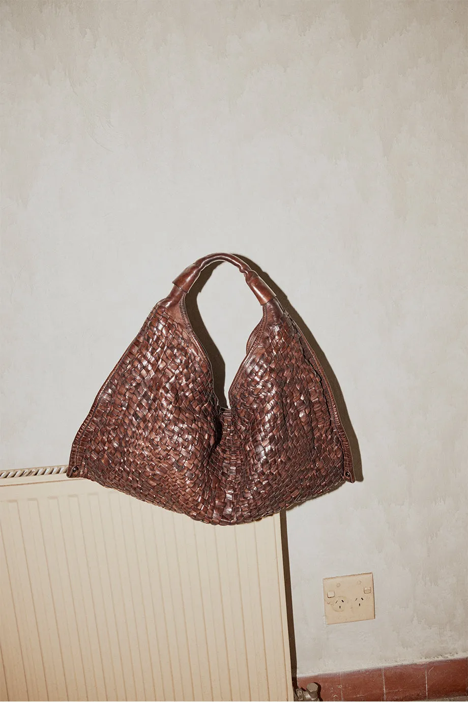 Campomaggi Woven Bag - Chocolate