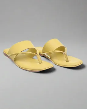 Citrus Splash Twist Bold Flats for Women