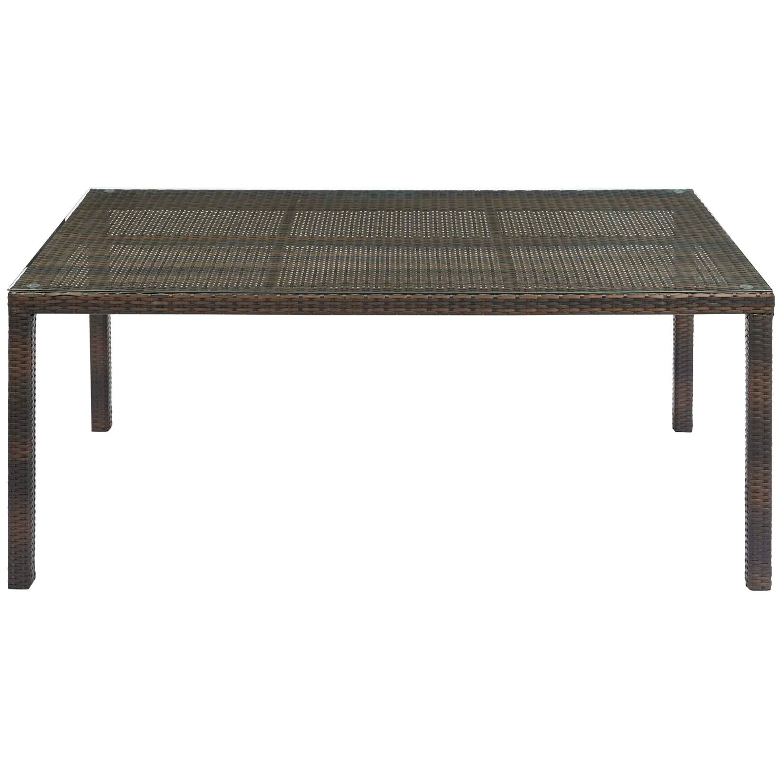 Conduit 70" Outdoor Patio Wicker Rattan Dining Table by Modway