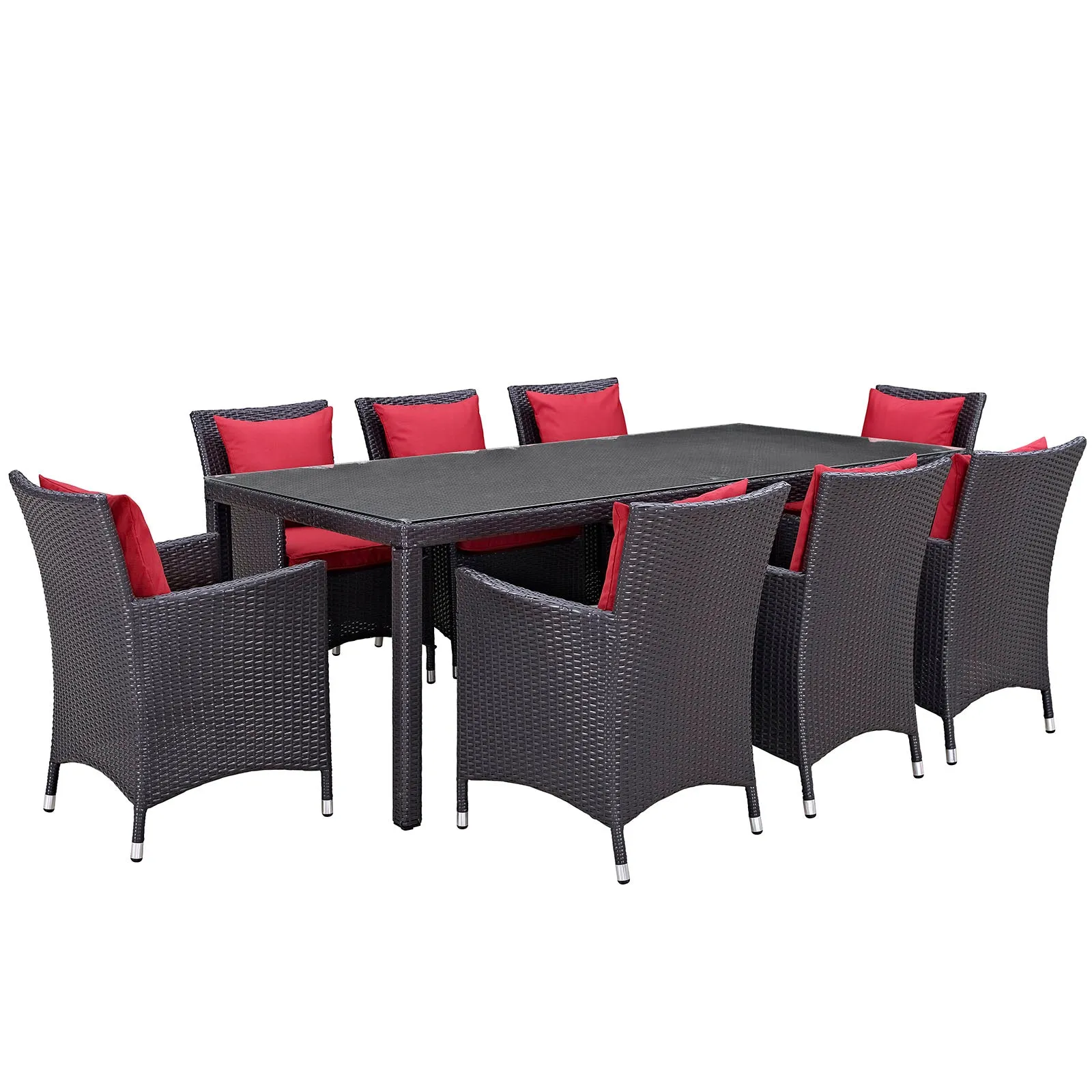 Convene 9 Piece Outdoor Patio Dining Set by Modway