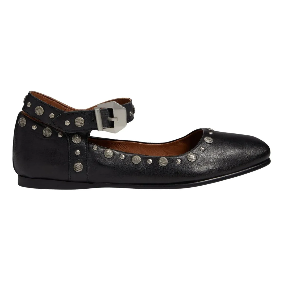 Free People Women's Mystic Mary Jane Flat Black