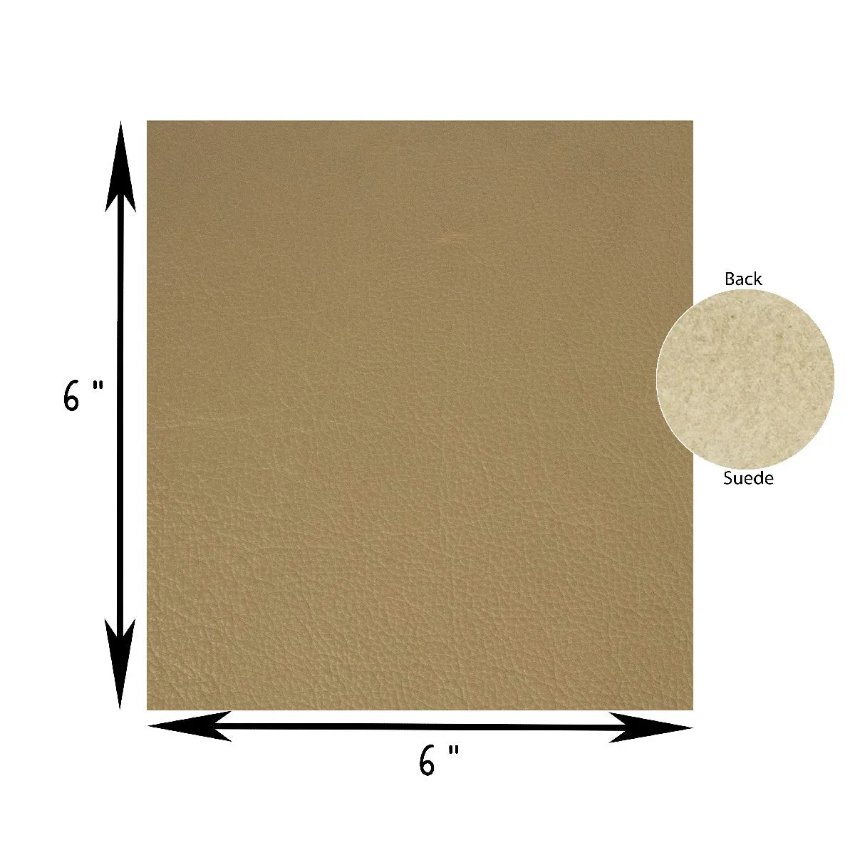 Genuine Leather Tooling and Crafting Sheets | Heavy Duty Full Grain Cowhide (2mm) | Flotter Taupe