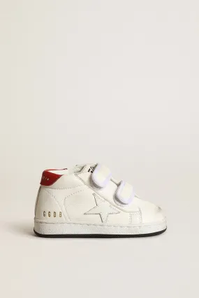 Golden Goose White Hi Top Velcro Sneaker