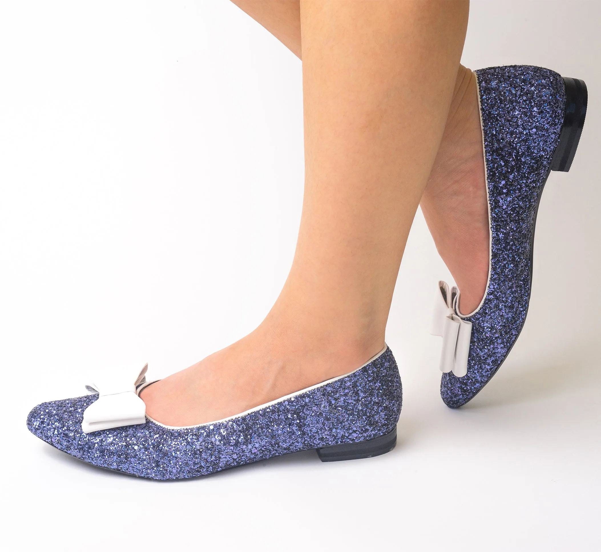 Inara Flats - Sparkly Blue