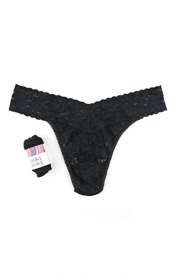 Lace Original Rise Thong