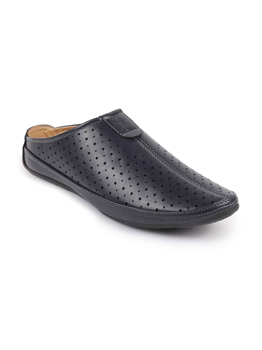 Men Blue Ethnic Slip-On Juttis