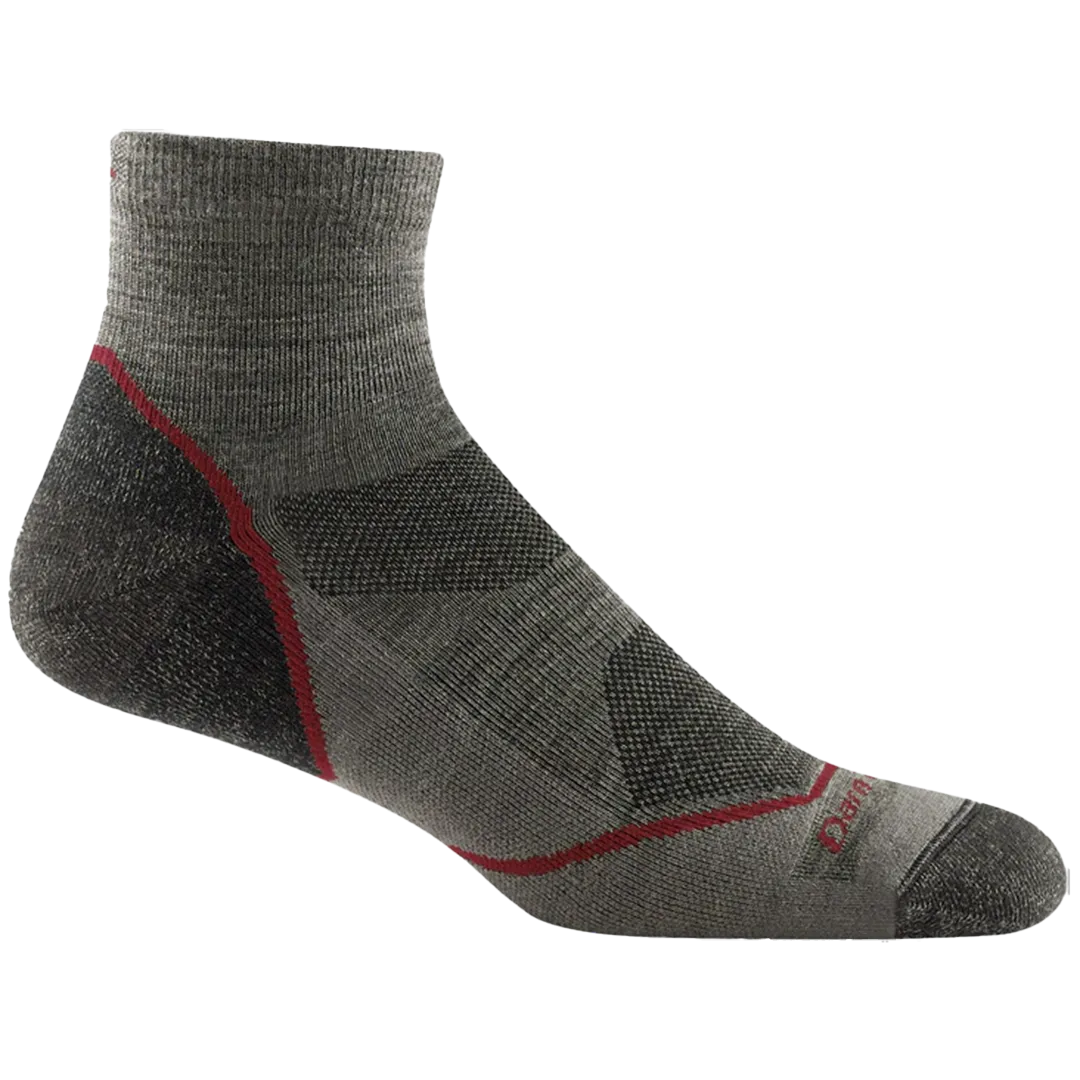 Men's Darn Tough Light Hiker 1/4 Lightweight Hiking Socks