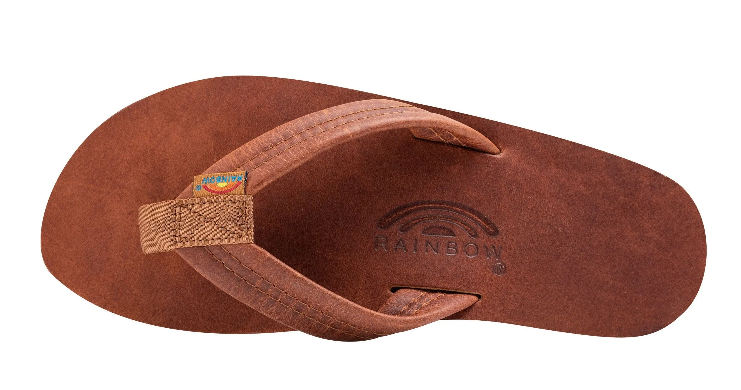 Rainbow Men's Luxury Leather - Single Layer Arch Support Sandals 2023