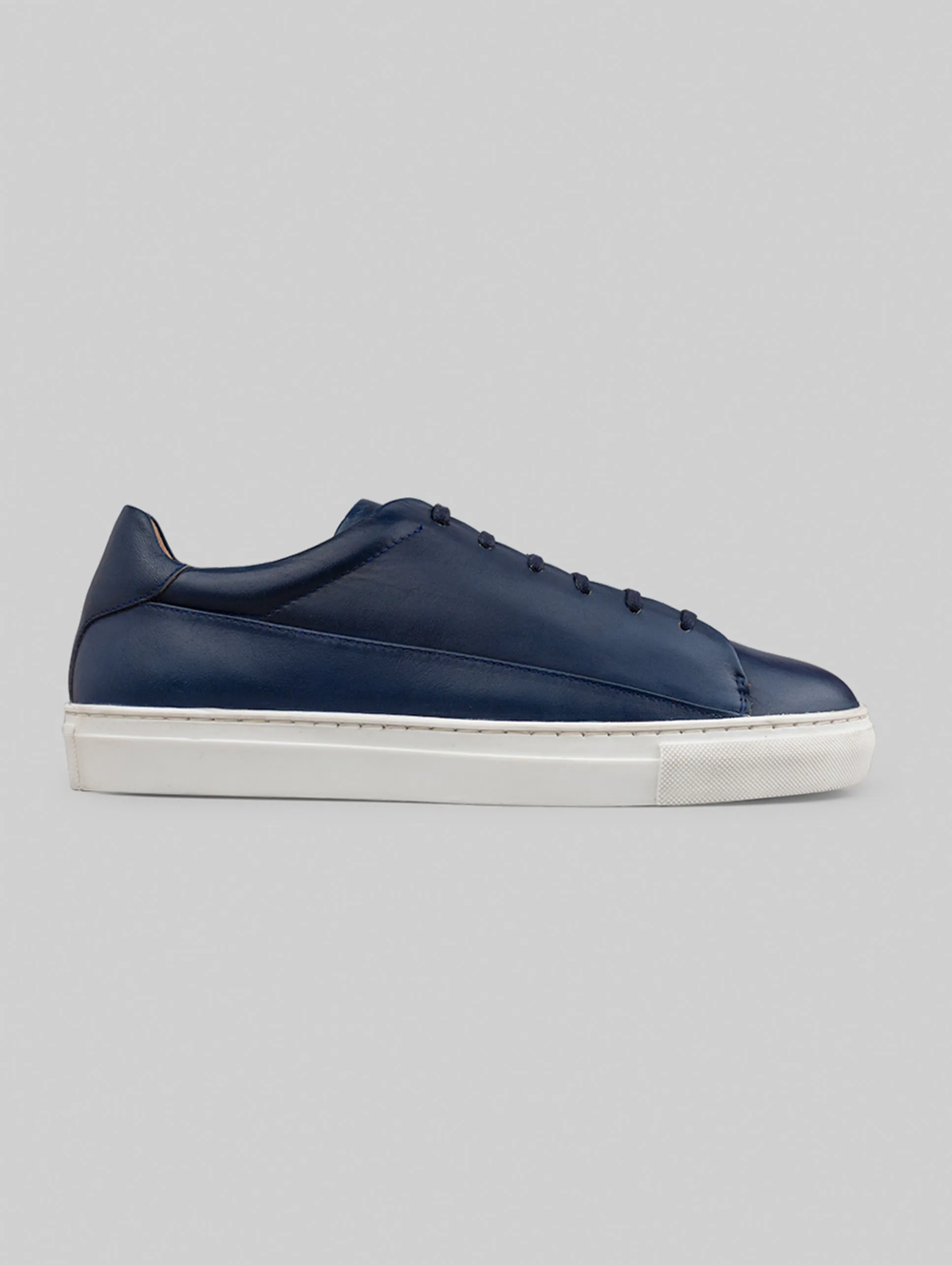 Rawls Men Navy Synthetic Leather Sneakers