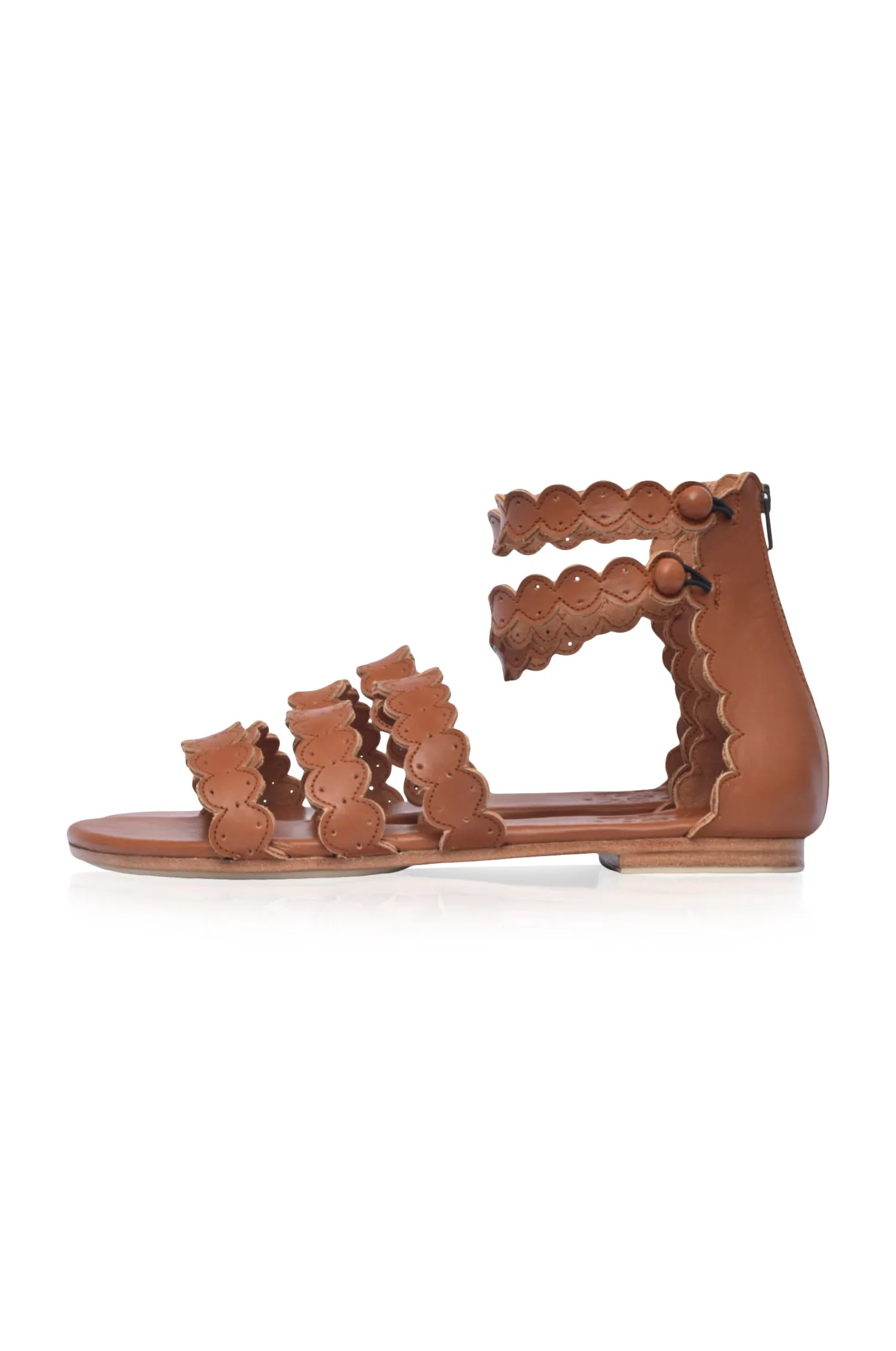 Rimini Boho Leather Sandals (Sz. 10)