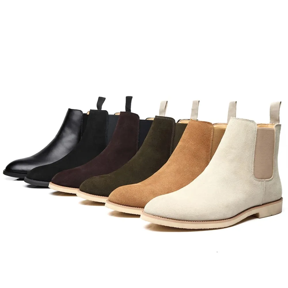 Slip-on Suede Chelsea Boots