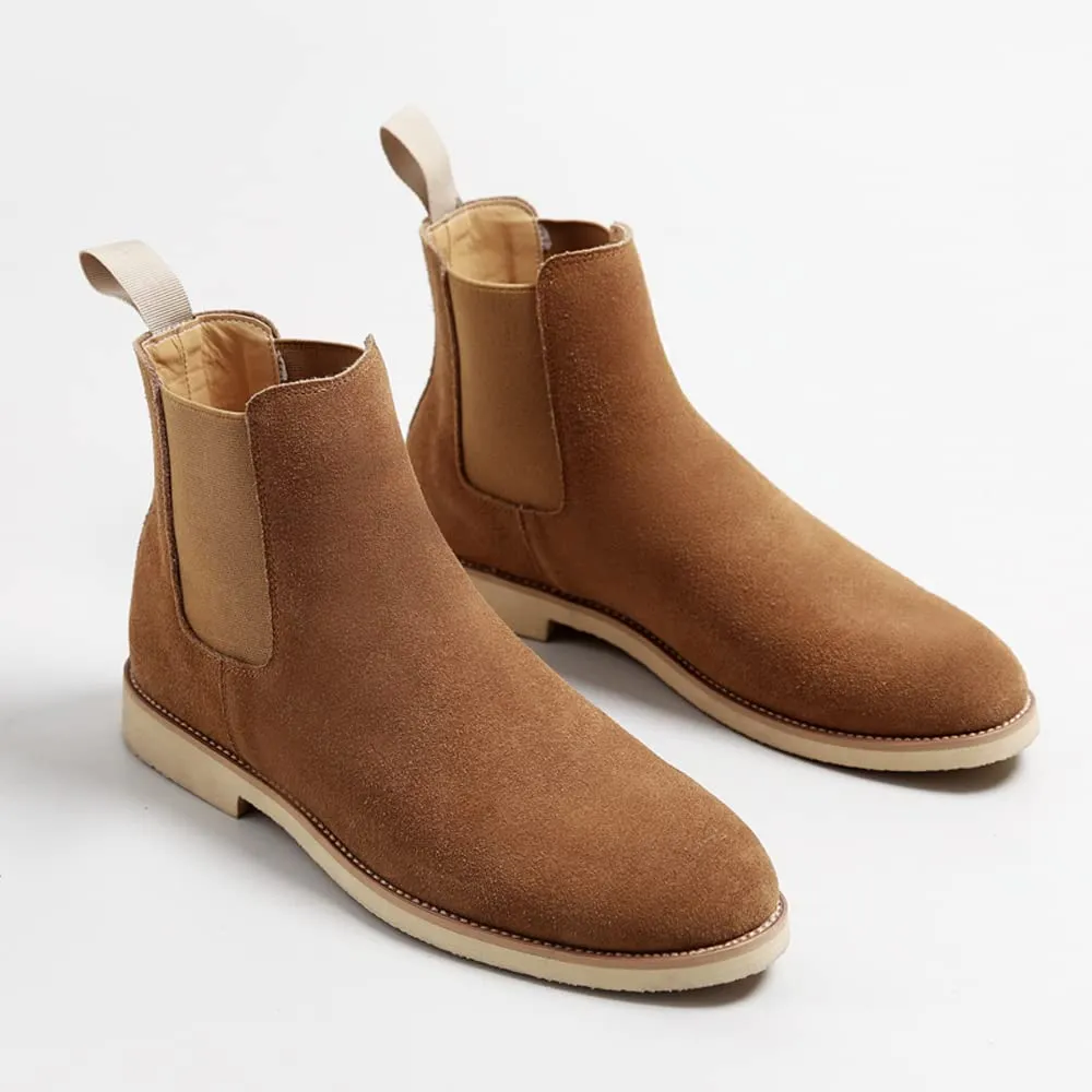 Slip-on Suede Chelsea Boots