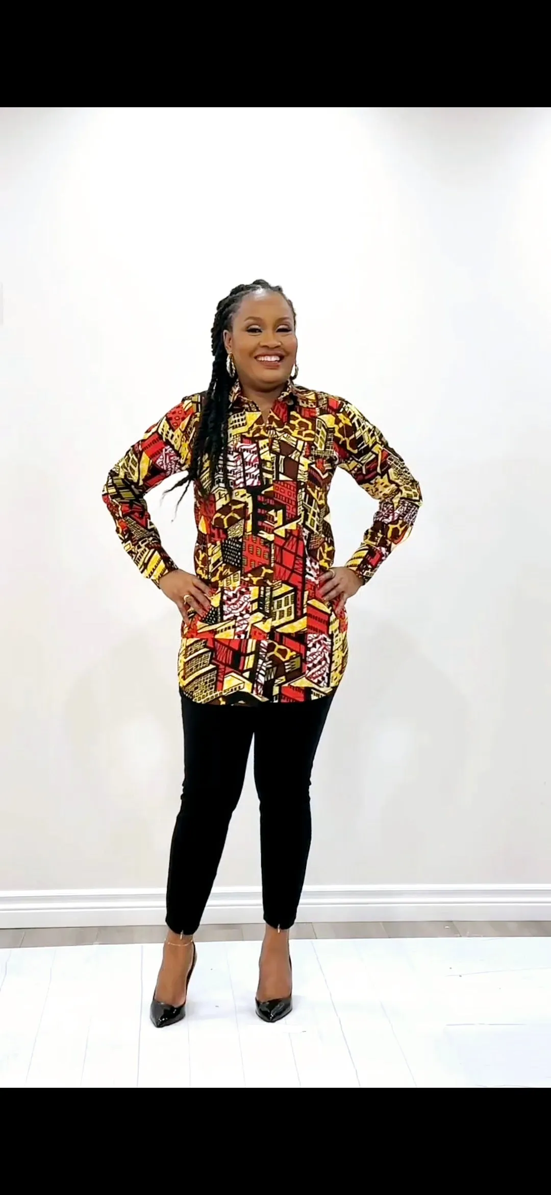 Tiwa Shirt (African Print)