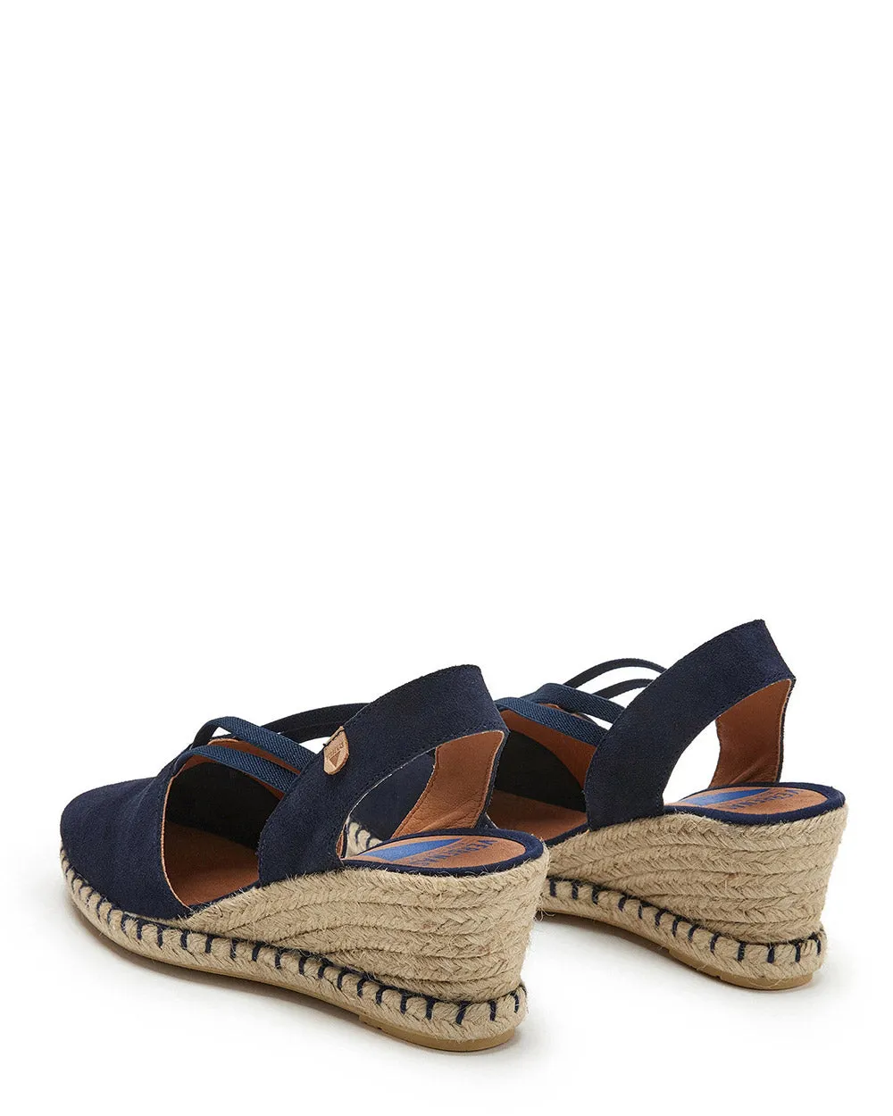 Verbenas Maika Glitter Marino Espadrille Sandal